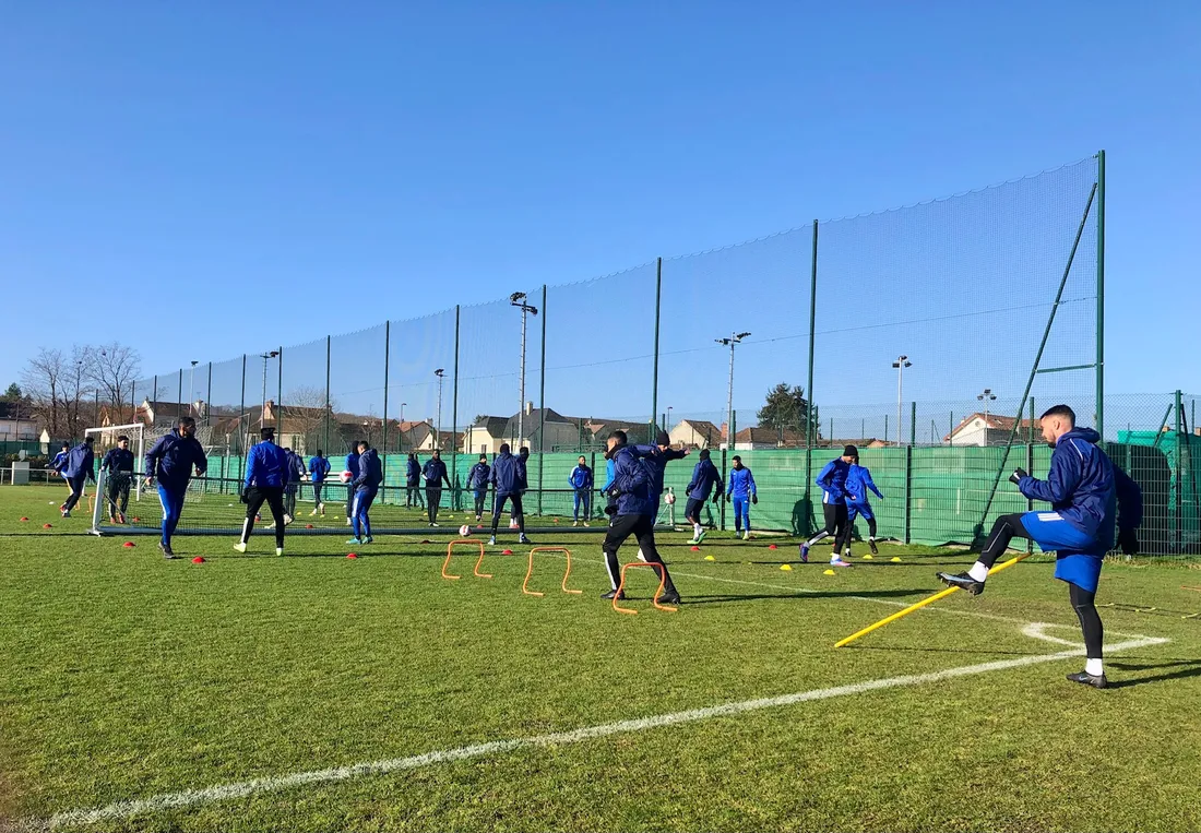 La dernière séance d'entraînement avant le départ vers Périgueux.